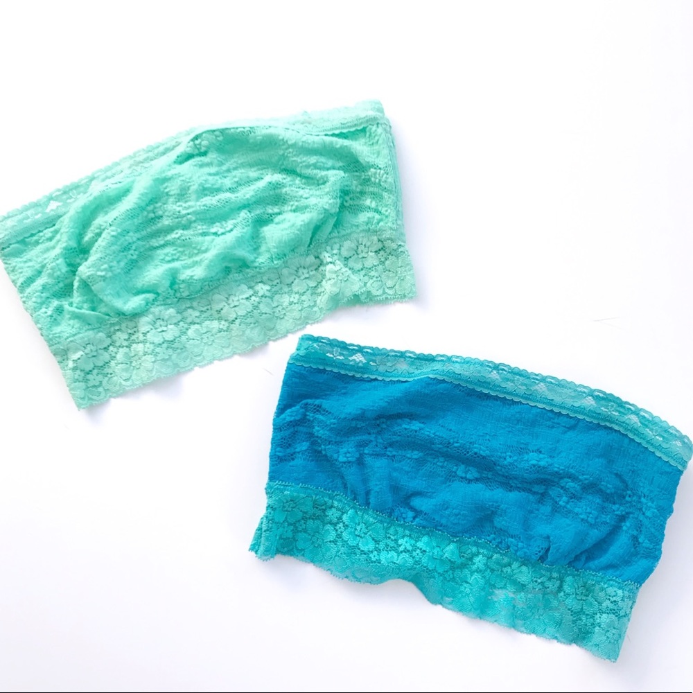 Intimately Free People Strapless Lace Bras Med M